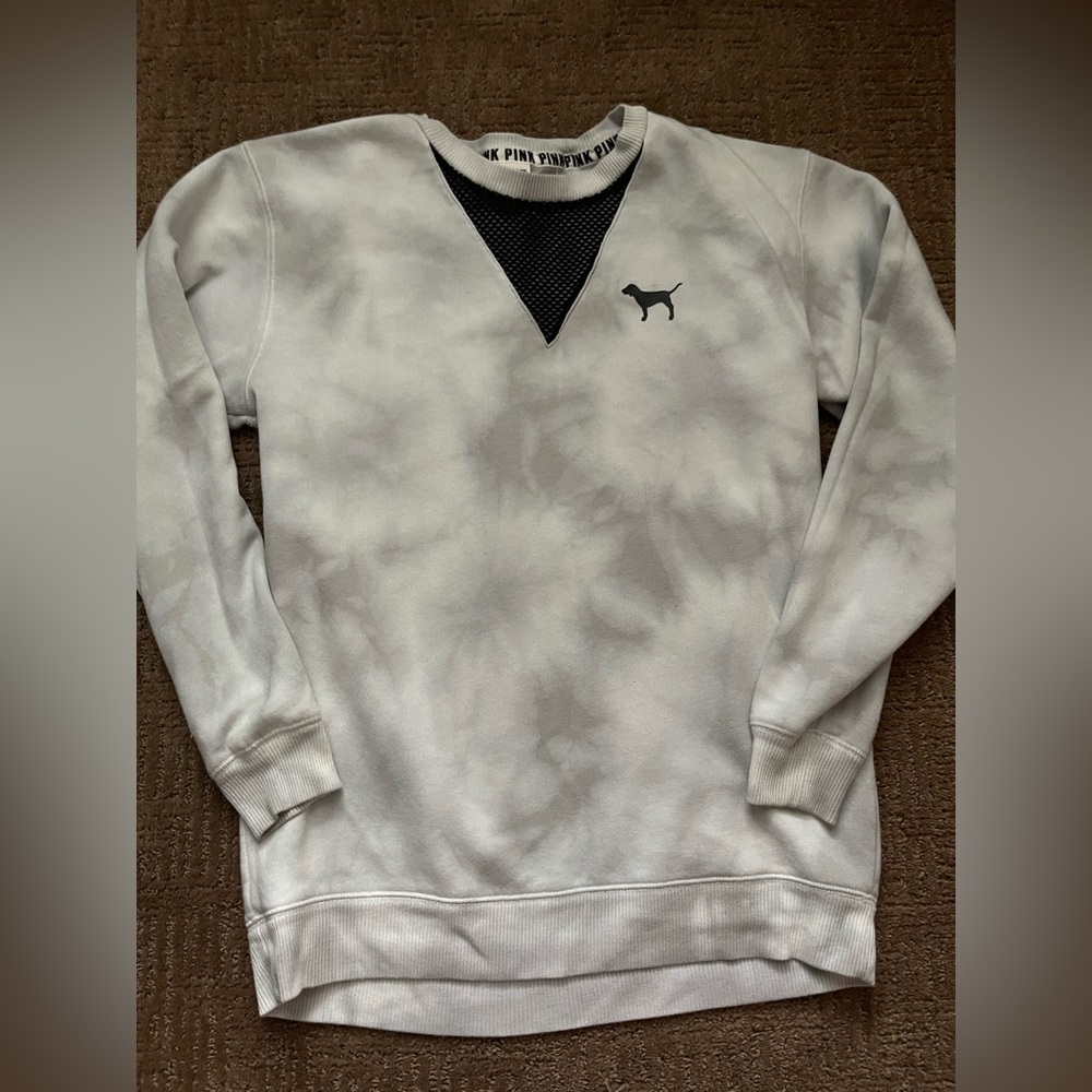 VS Pink grey tie dye Sweater
